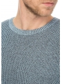 Sweater knitted cotton mélange