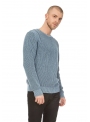 Sweater knitted cotton mélange