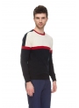 Sweater men's knitted blue