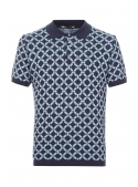 T-shirt cotton knitted in pattern