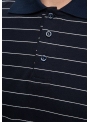 T-shirt cotton blue striped