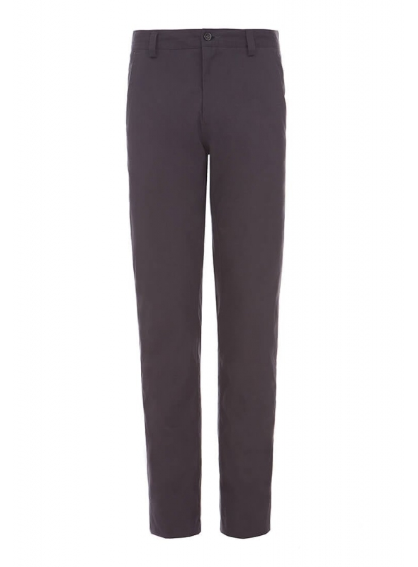 Men's trousers with dark gray cotton