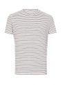 Cotton T-shirt in strip
