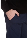 Trousers for men blue cotton