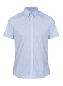 Casual shirt white and blue with print
