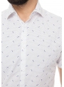 Casual white shirt with print