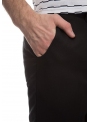 Men's trousers, black linen
