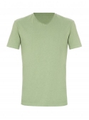 T-shirt green monophonic