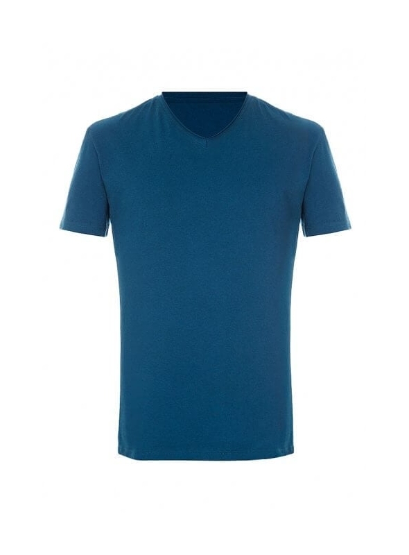 T-shirt blue monophonic