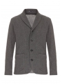 Пиджак серый шерстяной меланж