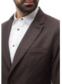 Brown wool blend jacket