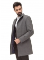 Men's Gray Woolen Coat