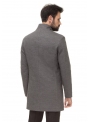 Men's Gray Woolen Coat