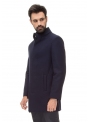 Male coat blue woolen