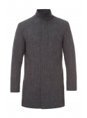 Male coat gray woolen