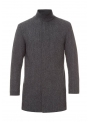 Male coat gray woolen