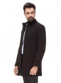 Male coat black woolen