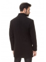 Male coat black woolen