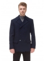Male coat blue woolen