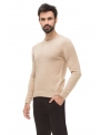 Men's sweater knitted beige