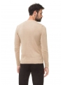 Men's sweater knitted beige