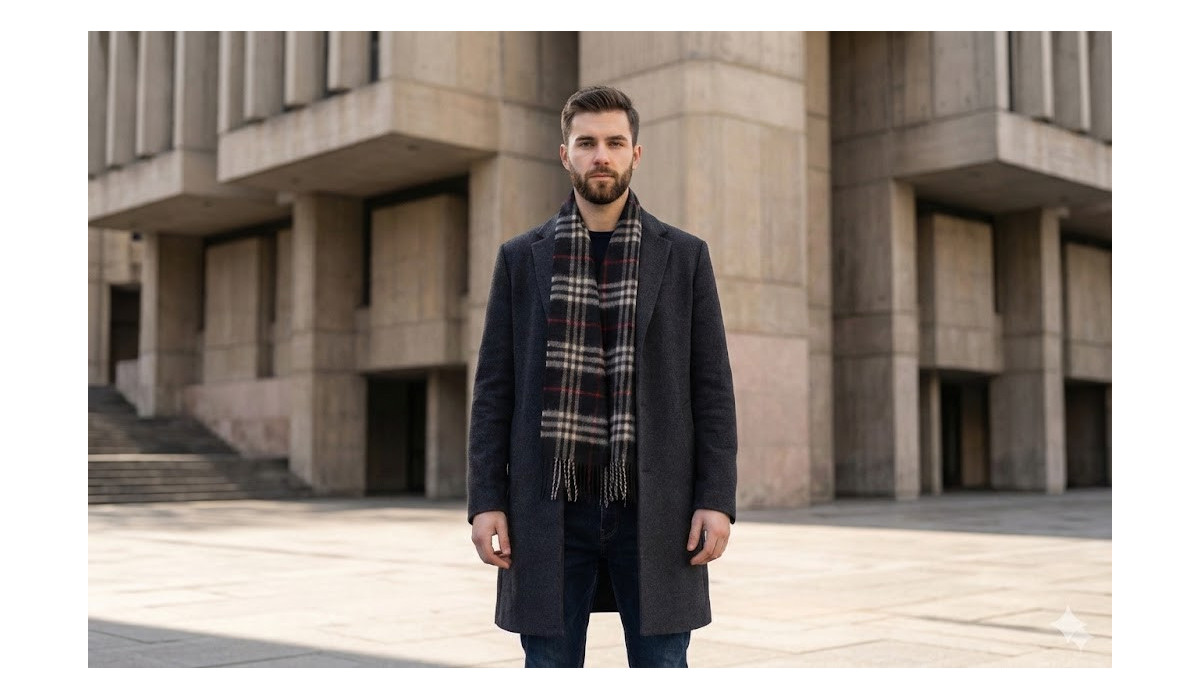 The New Winter Silhouette: How Men Wear Scarves Today