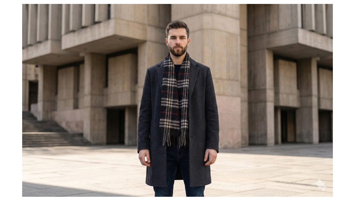 The New Winter Silhouette: How Men Wear Scarves Today